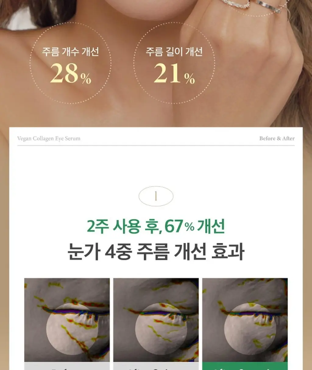 [탱탱아이볼세럼/탄력] 엑시스와이 비건 콜라겐 아이세럼 10ml 상세페이지 7